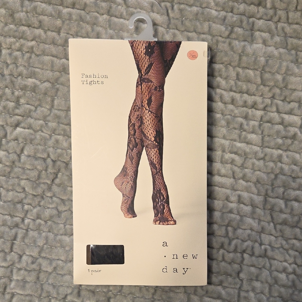 A New Day Patterned Tights
